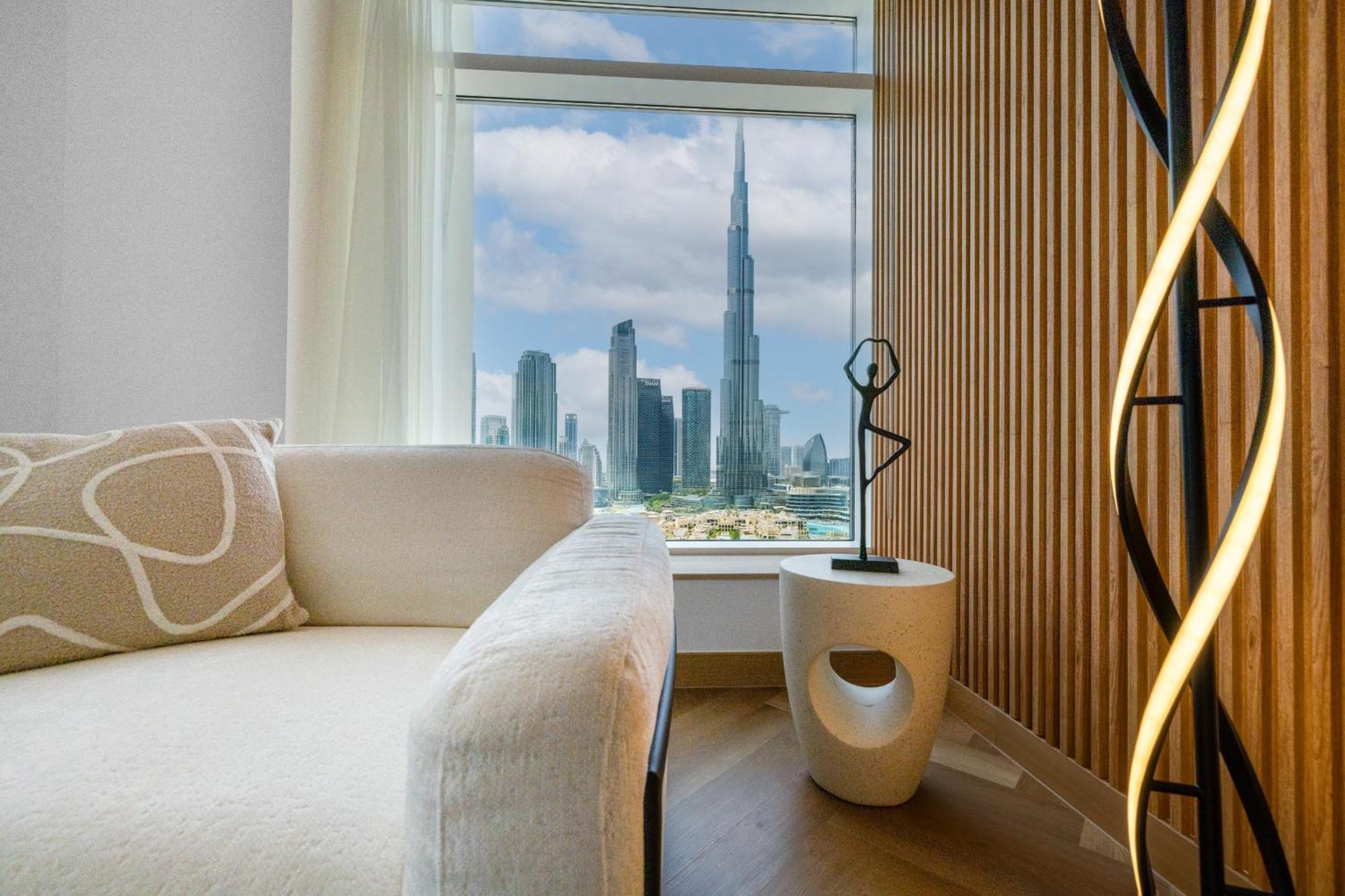 Panoramic Burj Khalifa View 2 Bedroom Apartment, Burj Views Tower Dubai Luaran gambar